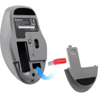 Мышь Defender Feam MM-296 (серый/мятный) фото 4